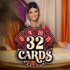 Official Live Casino logo: 32 Cards by Ezugi at Spinsino Casino