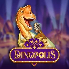 Dinopolis slot logo by Push Gaming at Spinsino Casino