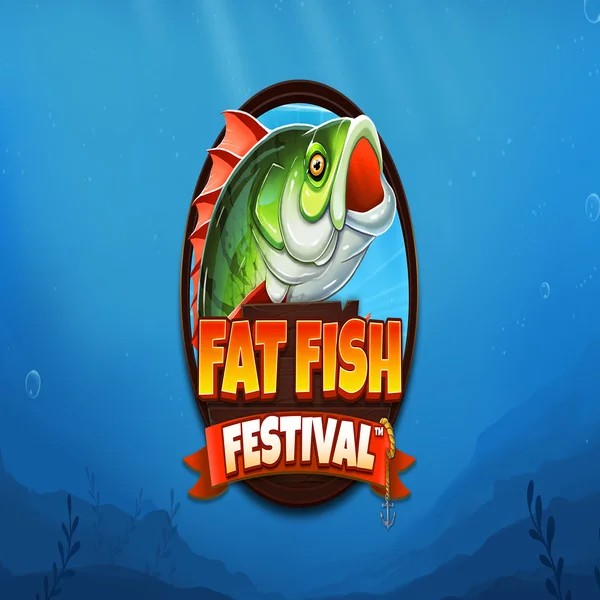 Fat Fish Festival online game logo by Wishbone Games on spinsino.eu