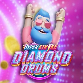 Official Slots logo: Hyper Strike Diamond Drums by Gameburger Studios at Spinsino Casino