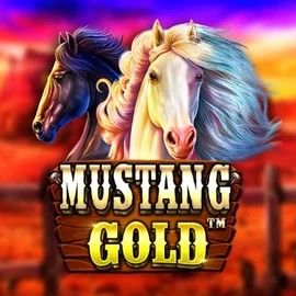 Mustang Gold slot logo by Pragmatic Play at Spinsino Casino