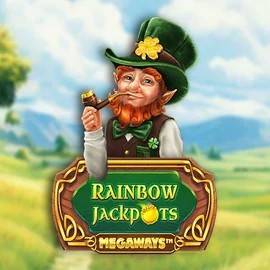 Rainbow Jackpots Megaways slot logo by Red Tiger Gaming at Spinsino Casino