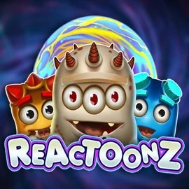 Reactoonz logo by Play'n GO at Spinsino Casino