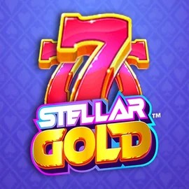 Official Slots logo: Stellar Gold by Snowborn Games at Spinsino Casino